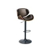 Adjustable Swivel Barstool - Black
