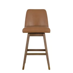 Amelia Upholstered Swivel Stool