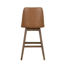 Amelia Upholstered Swivel Stool
