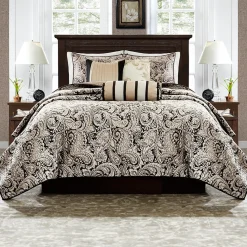 Aubrey Quilted Reversible Coverlet Set