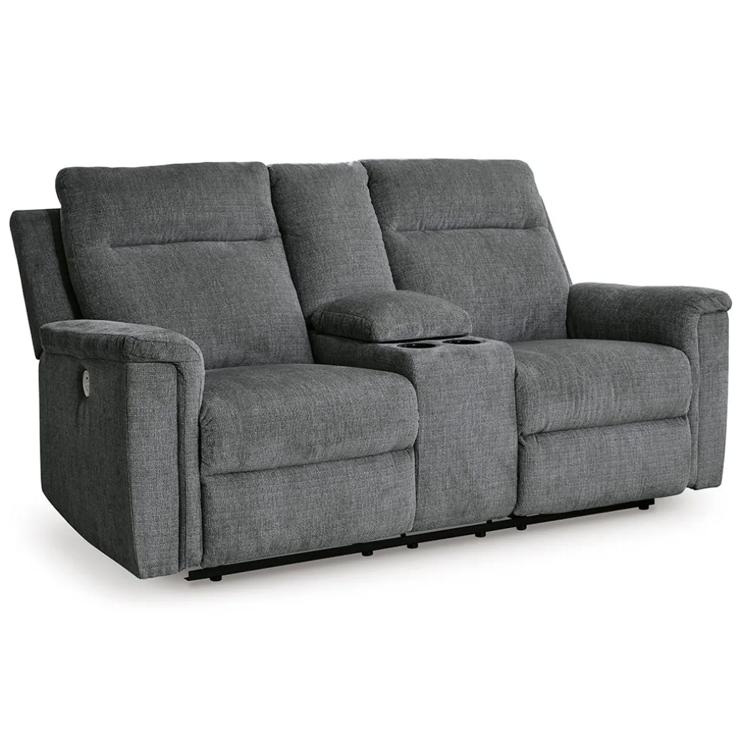 Barnsana Power Reclining Loveseat with Console