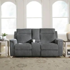 Barnsana Power Reclining Loveseat with Console