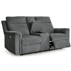 Barnsana Power Reclining Loveseat with Console
