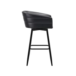 Barrel Bar Stool - Black