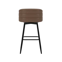 Barrel Bar Stool - Brown