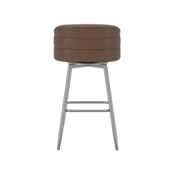 Barrel Bar Stool - Brown