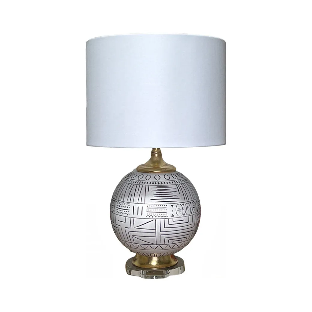 Black & White Ceramic Table Lamp