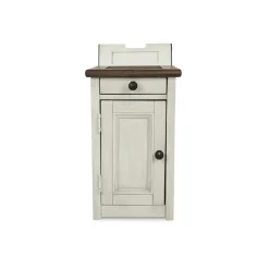 Bolanburg Chairside End Table with USB Ports and Outlets