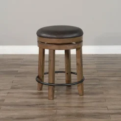 Buckskin Barstool with Cushion