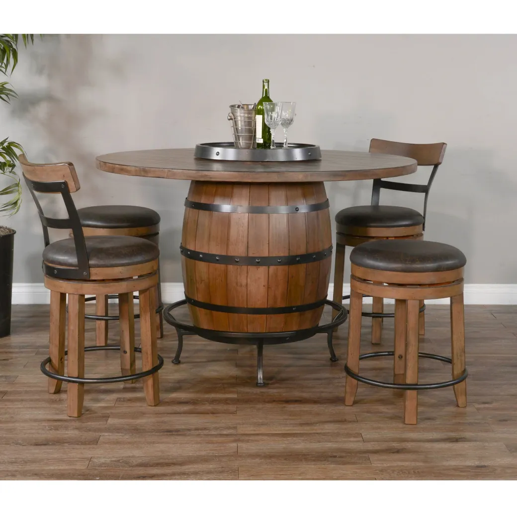Buckskin Barstool with Cushion
