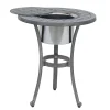 Castlerock Outdoor Ice Bucket Accent Table