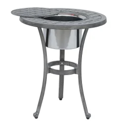 Castlerock Outdoor Ice Bucket Accent Table
