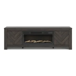 Cayboni Black TV Stand - 71 Inches