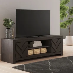Cayboni Black TV Stand - 71 Inches