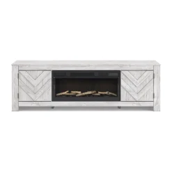 Cayboni White TV Stand - 71 Inches