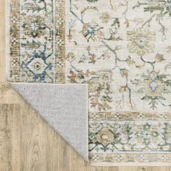 Charleston Ivory Washable Rug