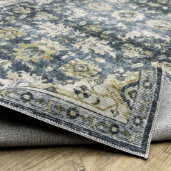 Charleston Olive Washable Rug