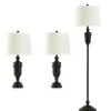 Classic Bronze Lamp Trio