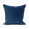 Cotton Velvet Pillow - Blue