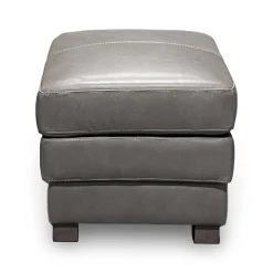 Denver Leather Ottoman