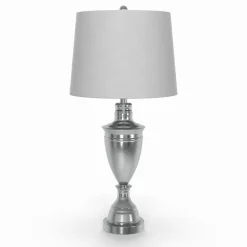 Dolan Brushed Steel Lamp
