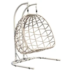 Double Basket Rope Chair