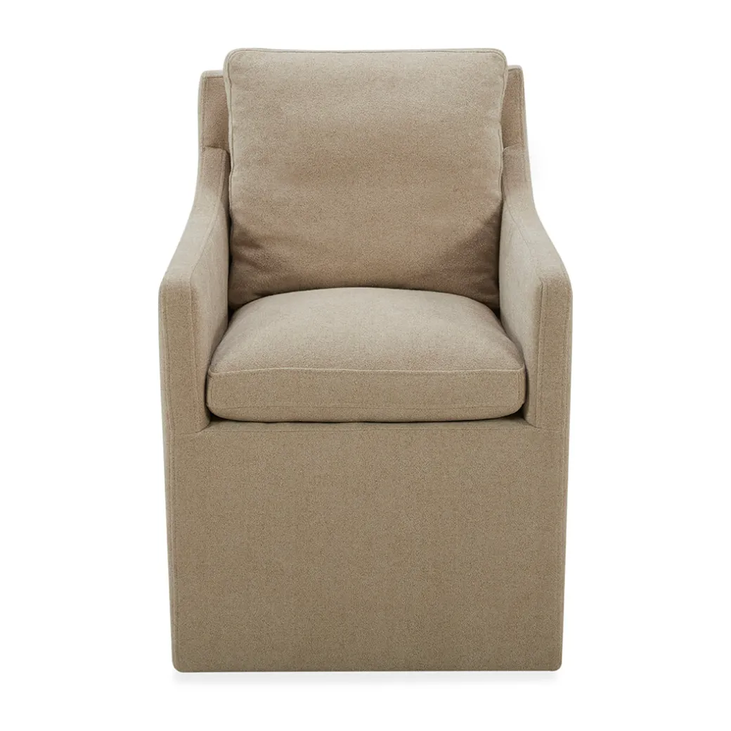 Elite Upholstered Dining Arm Chair