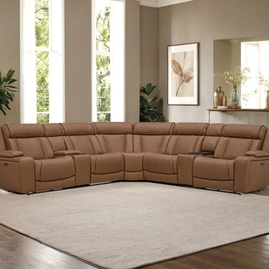 First Class Power Reclining Sectional
