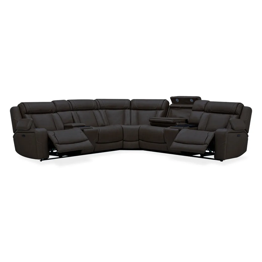 First Class Power Reclining Sectional