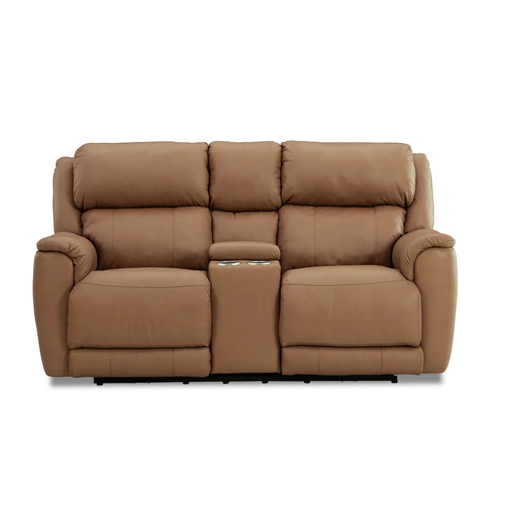 Grace Leather Zero-G Power Reclining Loveseat