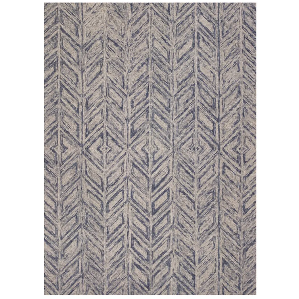 Gramercy Blue Heather Herringbone