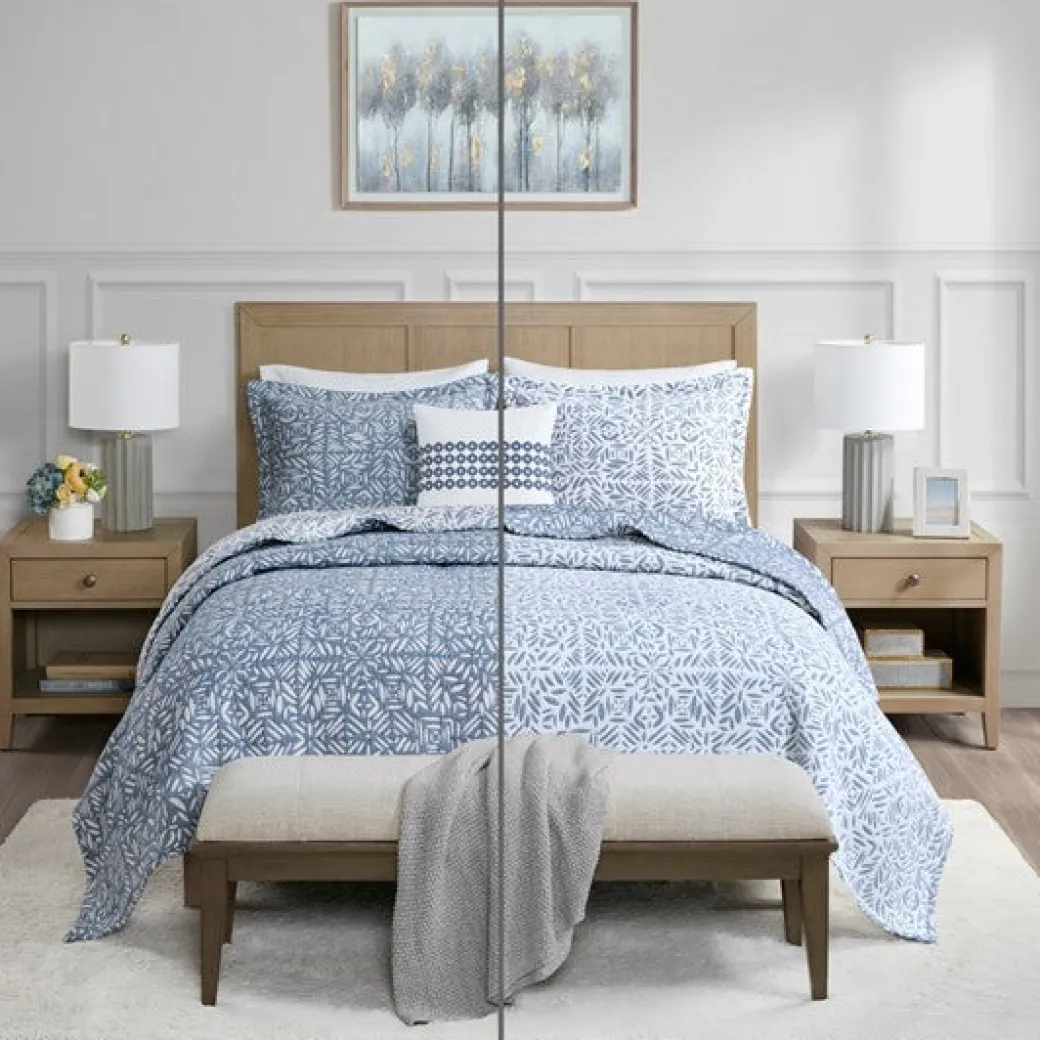 Harmony Reversible Coverlet Set