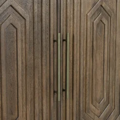 Holmes Mango Wood Artisan Bar Cabinet