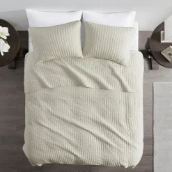 Keaton Cream Coverlet Set