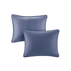 Keaton Navy Coverlet Set