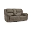 Laresview Reclining Loveseat with Console