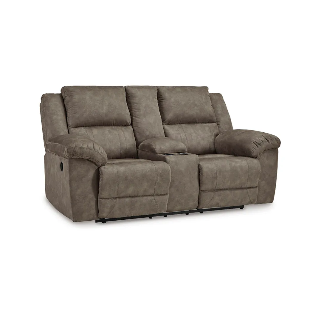 Laresview Reclining Loveseat with Console