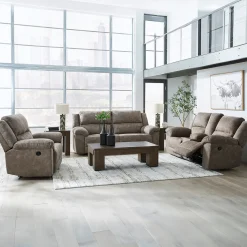 Laresview Reclining Loveseat with Console