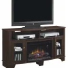 La Salle TV Stand with Fireplace Insert