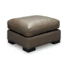 Layla Leather Ottoman