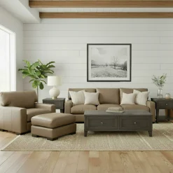 Layla Leather Sofa