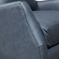 Lisa Leather Swivel Glider