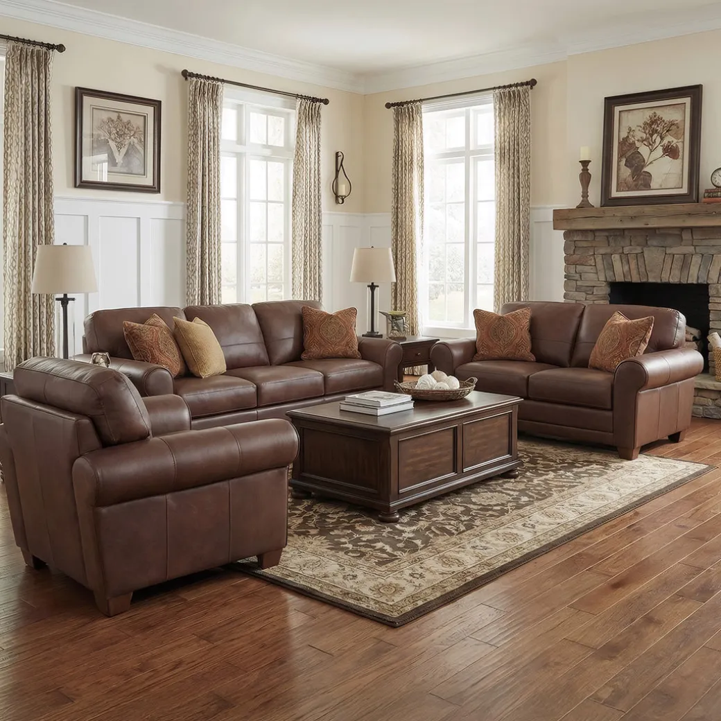 Livorno Leather Sofa