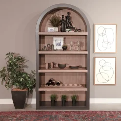 Logan Arched Bookcase