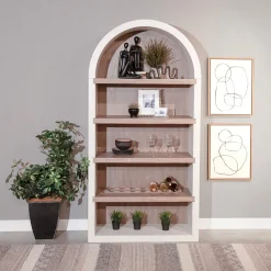 Logan Arched Bookcase