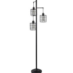Madison Bronze Cage Chade Floor Lamp