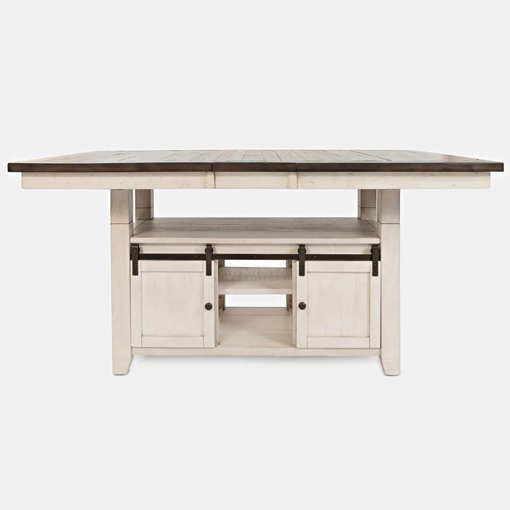 Madison County High-Low Table - White
