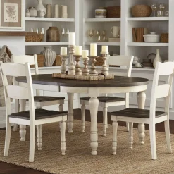 Madison County Oval Table - White