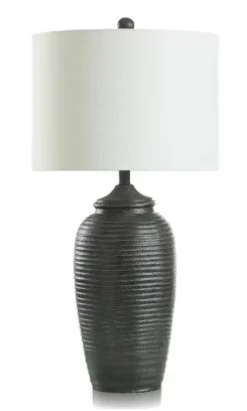 Matte Black Table Lamp