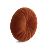 Minka Red Round Accent Pillow